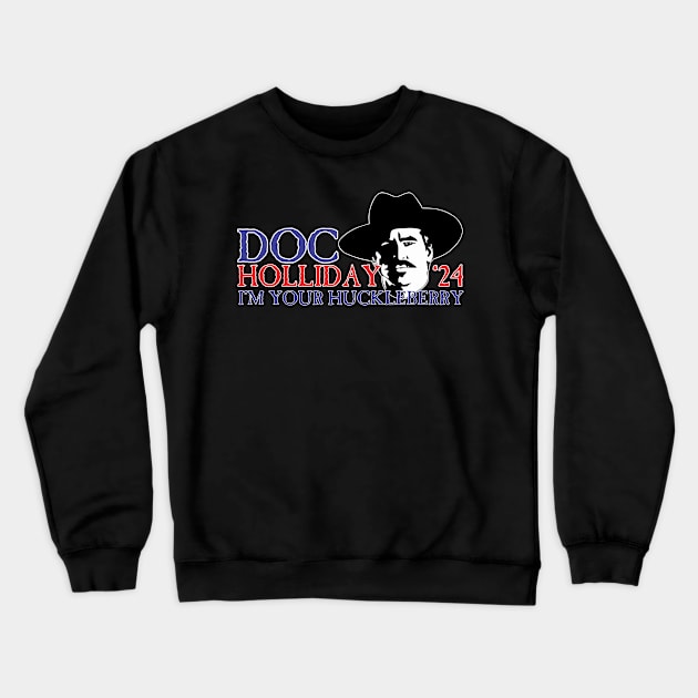 Doc HoLliday Crewneck Sweatshirt by ZombieNinjas